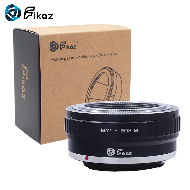 

Fikaz For M42-EOS M Camera Lens Monut Adapter Ring For 42mm Screw Lens to Canon EOS M Mount for Canon M1 M2 M3 M5 M6 M6 Mark II