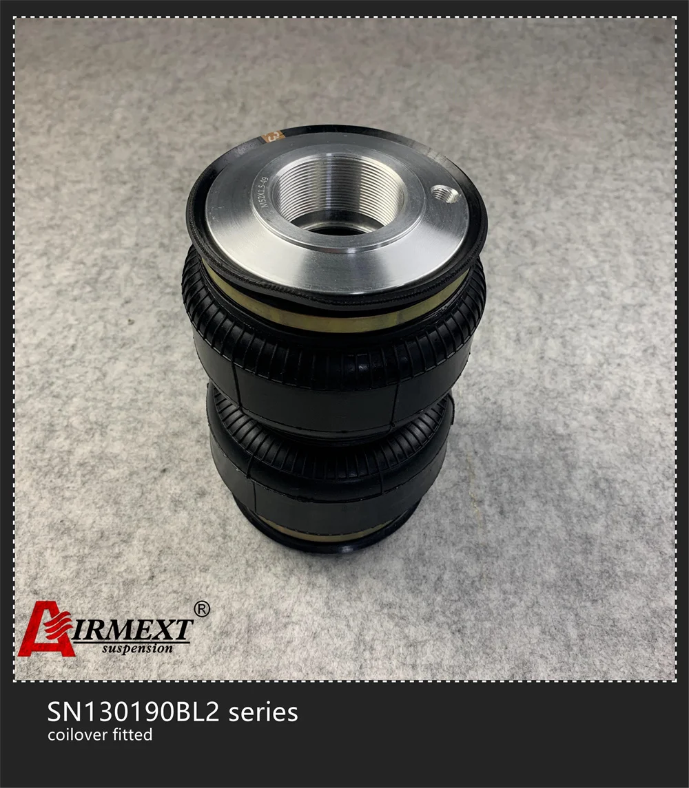 SN130190BL2-BCR/BC coilover 장착 M53 * 2-50 에어 서스펜션/에어 스프링 벨로우 고무 에어 라이드 쇼크 업소버/공압 부품