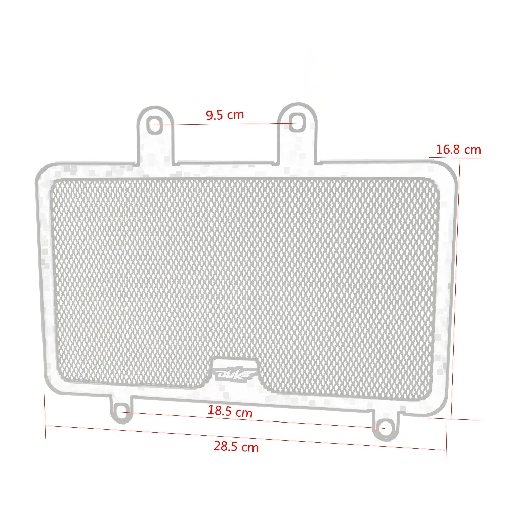 Для KTM DUKE 125 200 390 мотоцикла Радиатор защитная решетка Защитная крышка