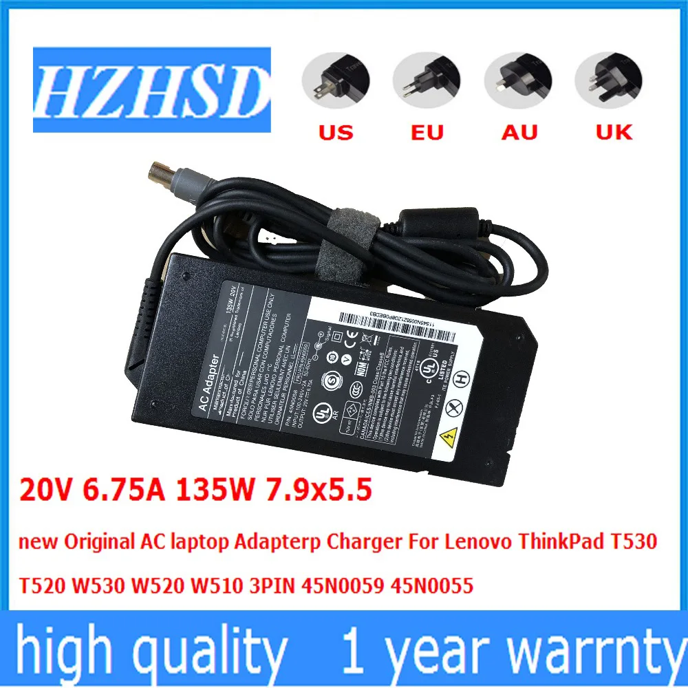 20V 6.75A 135W 7 9x5 5 новый оригинальный AC адаптер ноутбука Adapterp зарядное устройство для