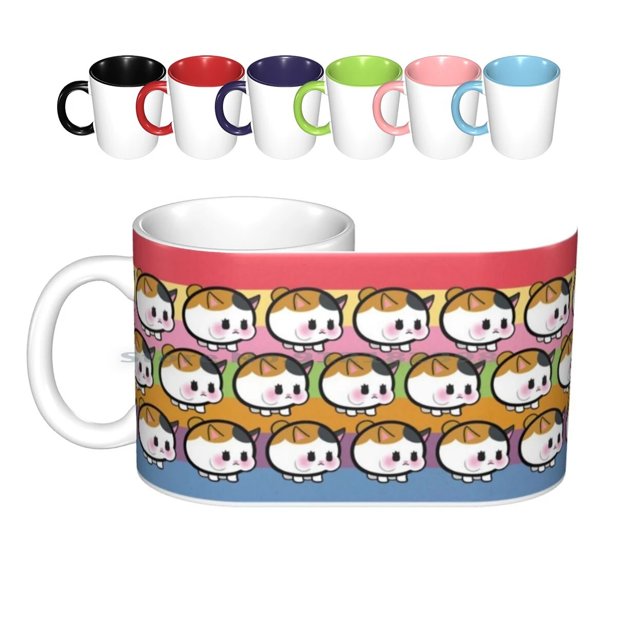 Fatxiv セラミックマグ ミルクティー コーヒーカップ ミルク コーヒー お茶 脂肪 Ffxiv Ff14 最終的なファンタジー 14のビデオゲーム 素敵なカワイイイラスト マグカップ Aliexpress