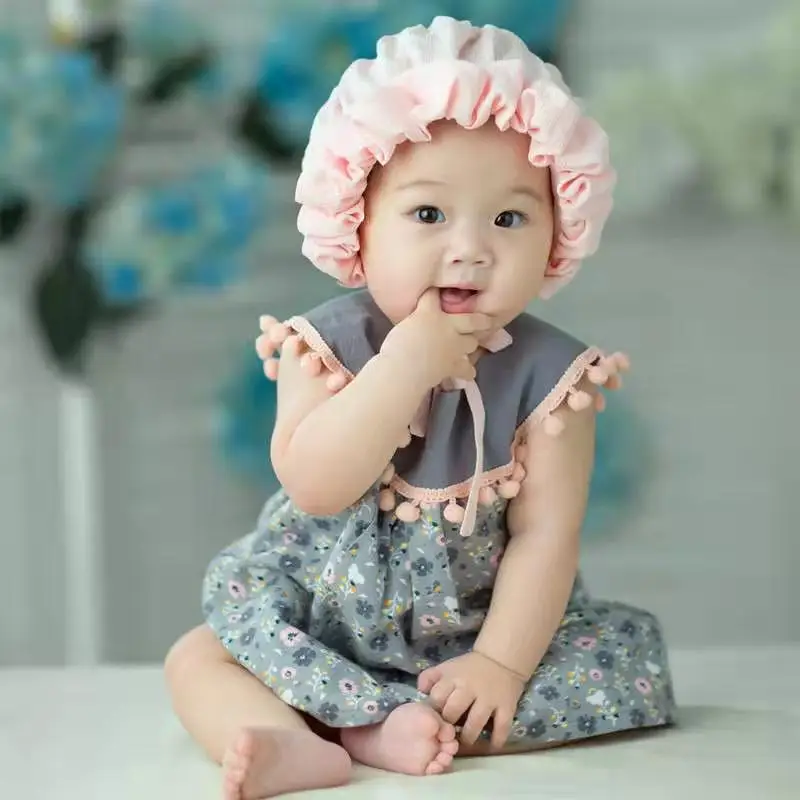 Одежда для фотосъемки новорожденных; студийные платья для девочек; сезон лето-осень - Цвет: Тёмно-синий