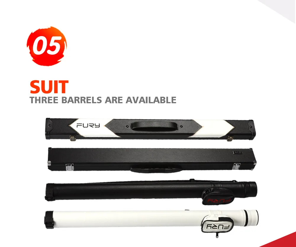 FURY Official Store JPT Jump Cue 13mm G10 Tip Weight Changeable Ash Shaft 3 Pieces Jump Billard