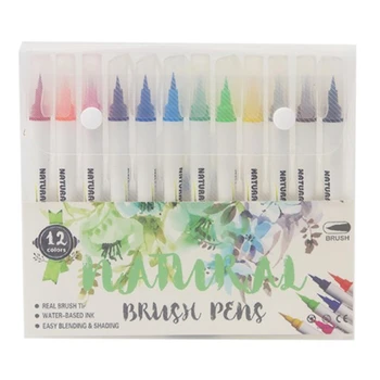 

12PCS Color Marker Pen Drawing Painting Watercolor Art School School Supplies
