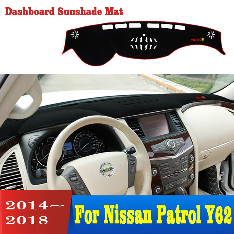 Накладка на приборную панель автомобиля для Nissan патруль Y62 2014 2015 2016 2017 2018 |