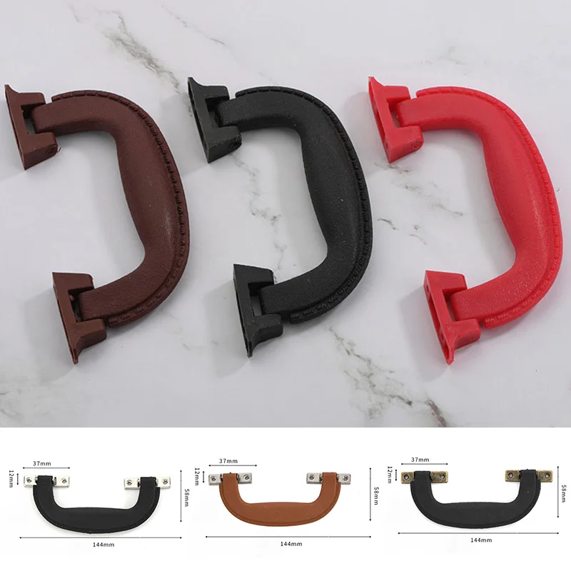 Furniture Handles Kitchen Door Handles Arch Box Handle Tool Handle Retro Plastic Suitcase Holder Furniture Hardware Antique