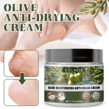 50ml Anti-Drying Crack Foot Cream Natural Olive Cracked Heel Callus Dead Skin Removal Cream Foot Moisturizer Foot Care