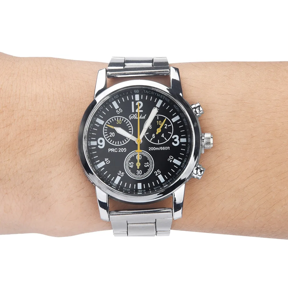 Нейтральные Кварцевые аналоговые наручные часы мужские часы из нержавеющей стали мужские s часы лучший бренд Роскошные наручные часы relogio masculino