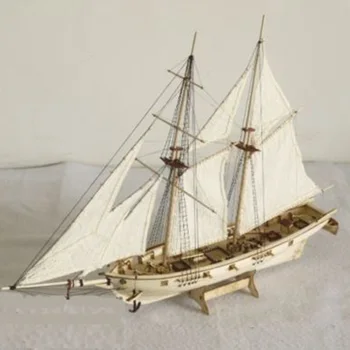 

Sailing Boat Model DIY Kits Ship Assembly Model Kits Wooden Sailing Boat Scale Model Home Decoration Toys Gifts for Kids Adults