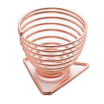 

1pcs Sponge Cosmetic Puff Holder Beauty Egg Rack Metallic Makeup Puff Drying Stand Holder Powder Puff Storage Rack