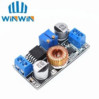 

5pcs 5A DC to DC CC CV Lithium Battery Step down Charging Board Led Power Converter Lithium Charger Step Down Module hei