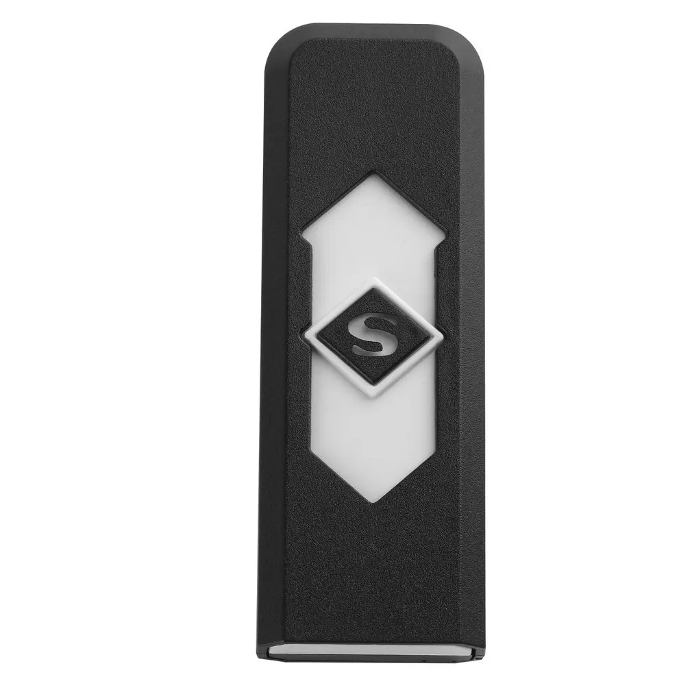 Electronic USB Cigarette Lighter Windproof Ultra-thin No Gas Rechargeable Flameless Electric Arc Cigar |