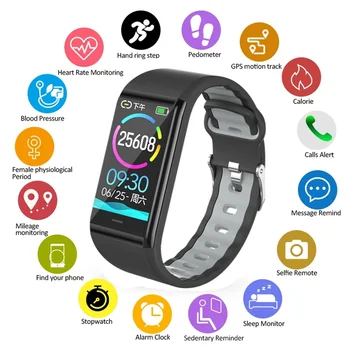 

Women Menstruation Wrist Bracelet Men Sports Smartband Sleep Heart Rate Monitor Waterproof Smart Wristband For Android ios Phone