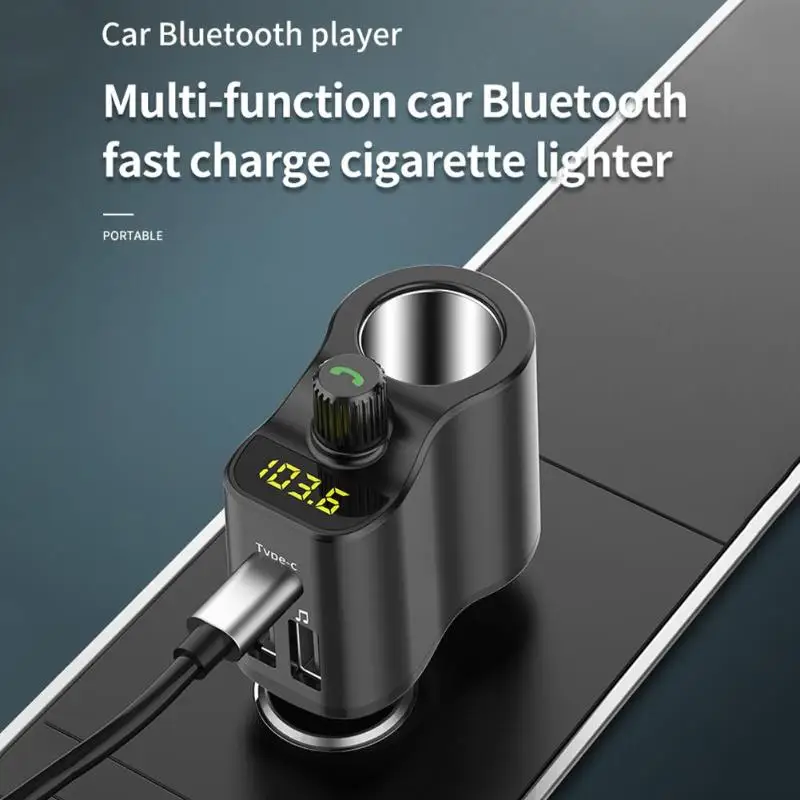 Bluetooth FM передатчик Handsfree автомобильный комплект MP3 плеер светодиодный USB 3.1A зарядное устройство Внешний U диски Автомобильная электроника