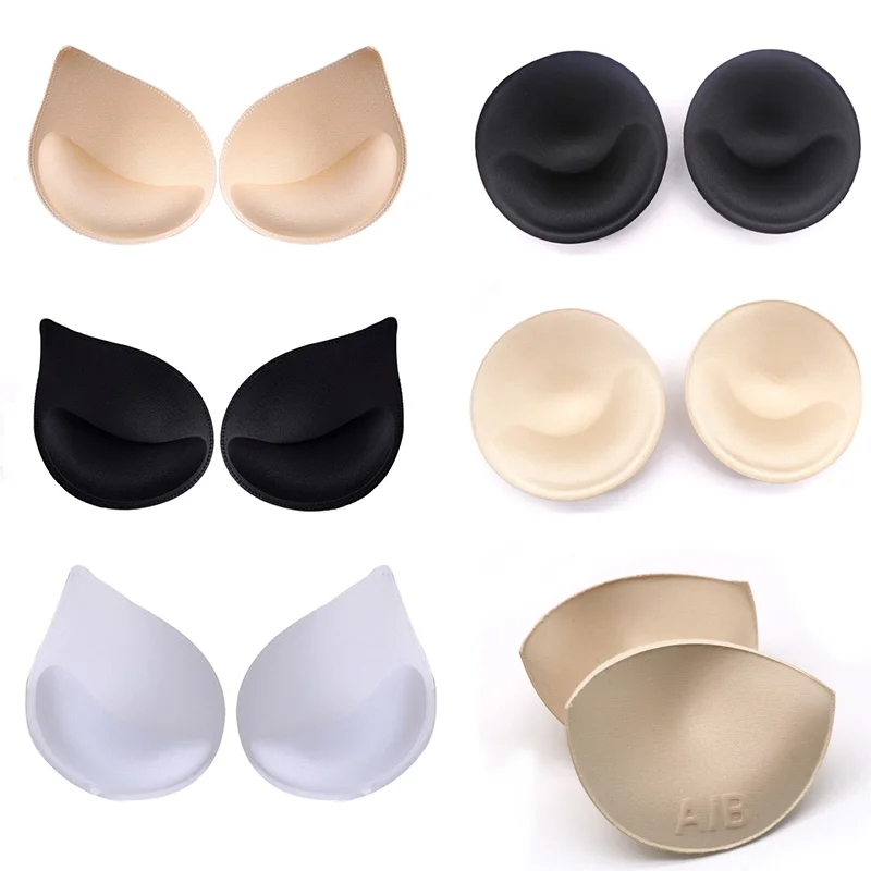 Renfort Seins Amovible Lot De 3 Coussinets Rembourrage Blanc Soutien-Gorge Push Up - Accessoire Beauté Pour Décolleté Coussinets Rembourrage Push Up