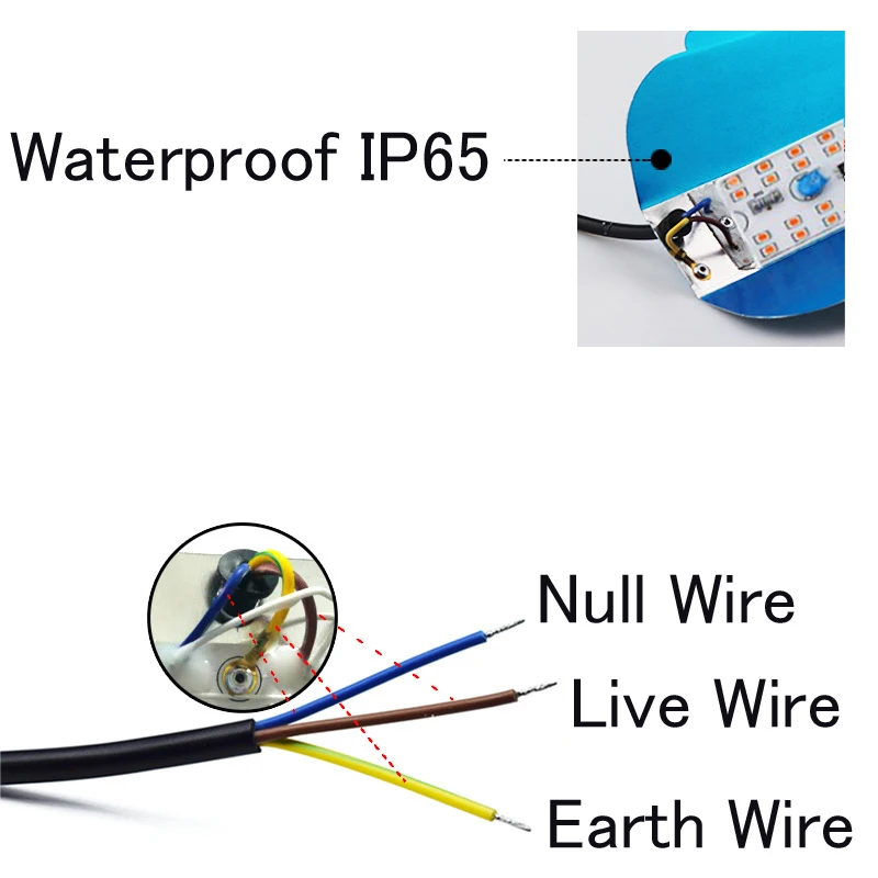 220V 110V 100 Вт 50 Вт 30 Вт Светодиодный прожектор светильник Водонепроницаемый IP65 светодиодный светильник полный спектр Точечный светильник настенный открытый светильник Теплый Холодный белый