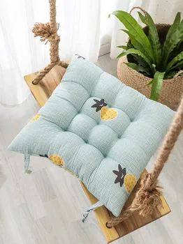 

Fresh Thicken Cushion Straps Non-Slip Winter Chair Cushion Chair Cushion Office Student Stool Hip Cushion
