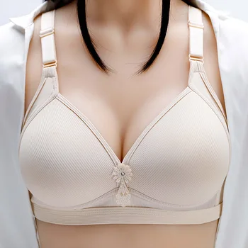 

Push Up Bra Women's Underwear 36-105 Cup Black Gather Ladies Brasieres Comfort Sexy Intimates Lingerie Seamless Bralette