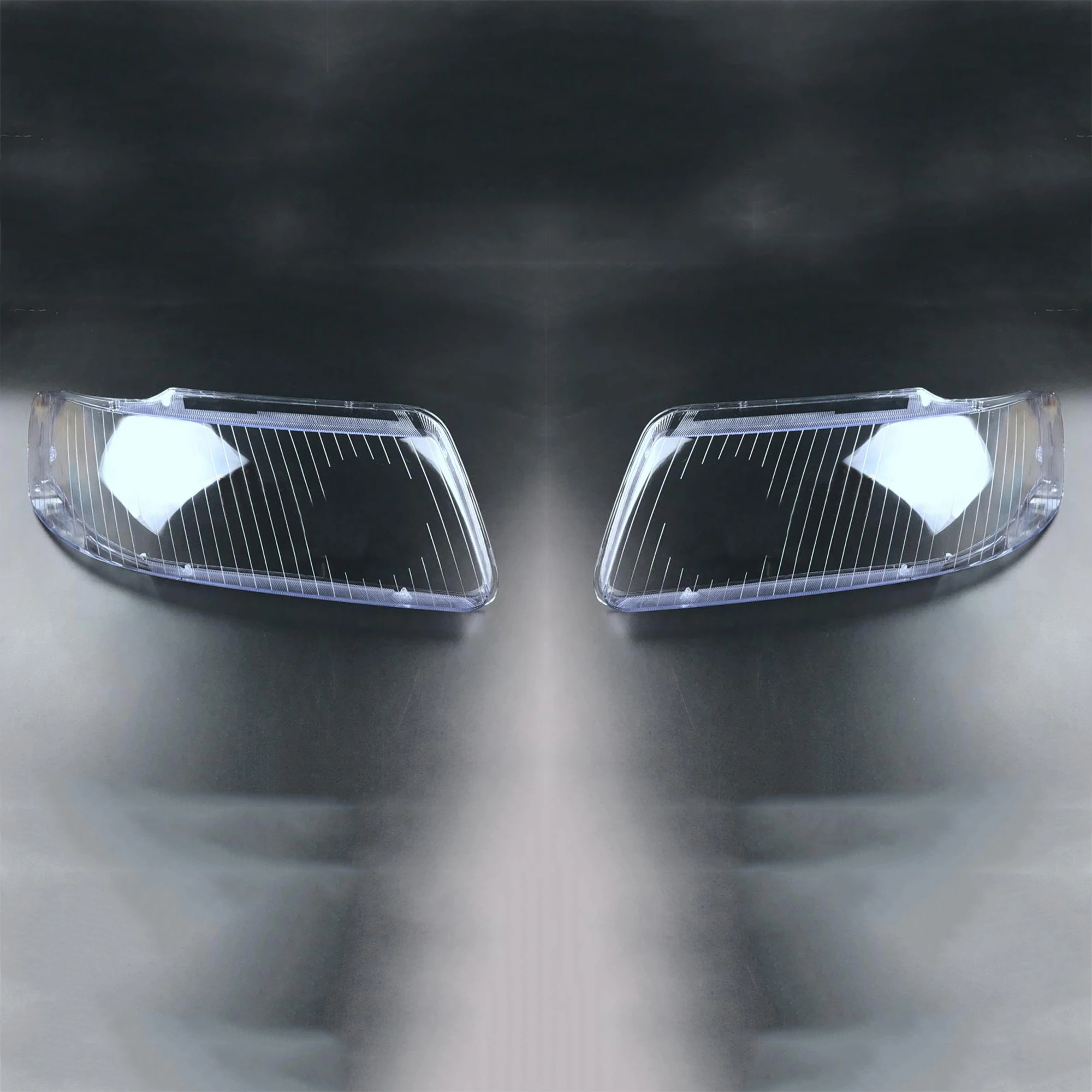 Для Audi A3 2001 2002 2003 объектив фары автомобиля фары Замена объектива прозрачный авто оболочка Крышка - Цвет: Left and Right Side
