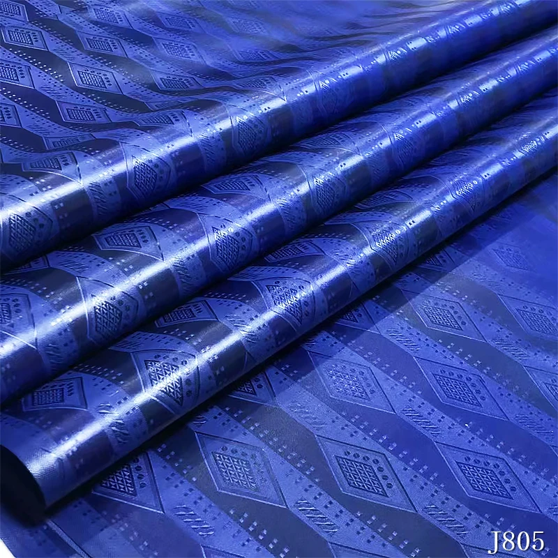 HFX Высокое качество африканская ткань бассейна riche getzner bazin broder последняя нигерийская кружевная ткань для мужчин морская парча ткань Y805
