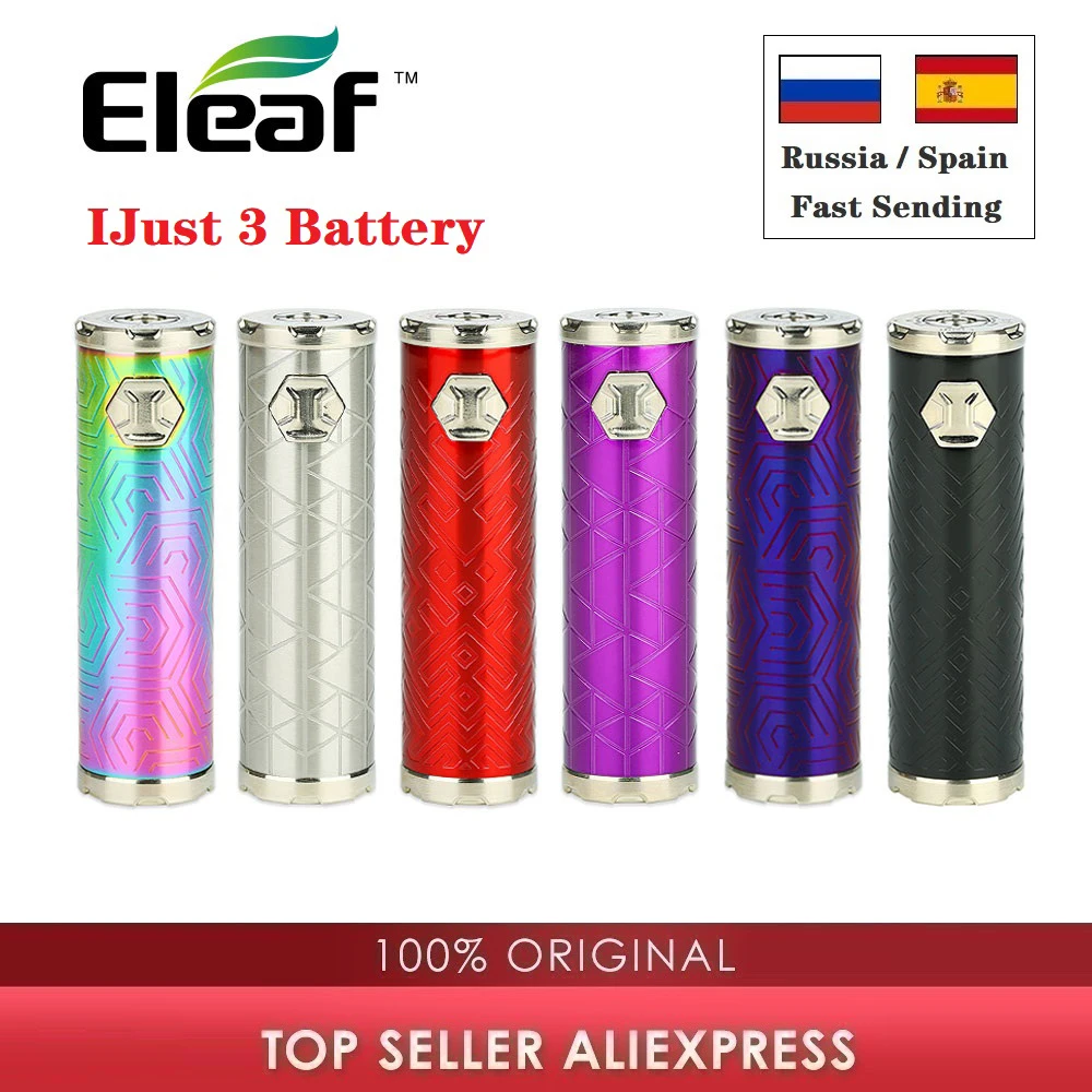 Оригинальная батарея Eleaf IJust 3 3000 мАч макс. 80 Вт на выходе подходит для атомайзера