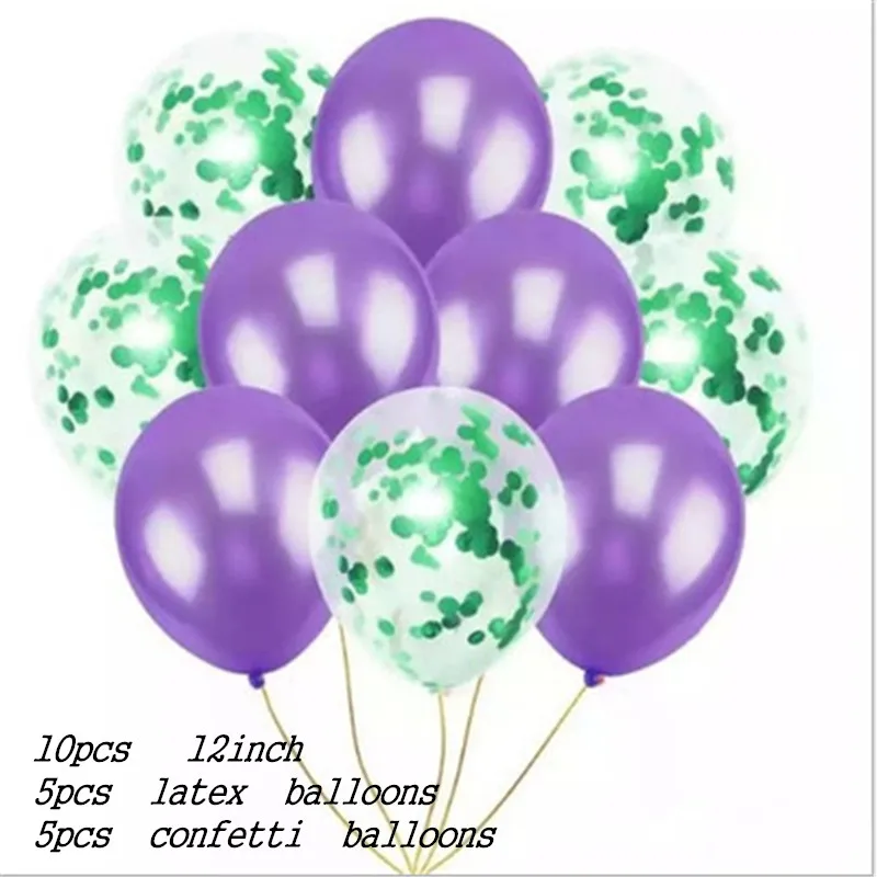 10 шт. 12 дюймов металлический цветной латексный шар конфетти надувной воздушный шар для дня рождения свадьбы Поставки гарантия качества