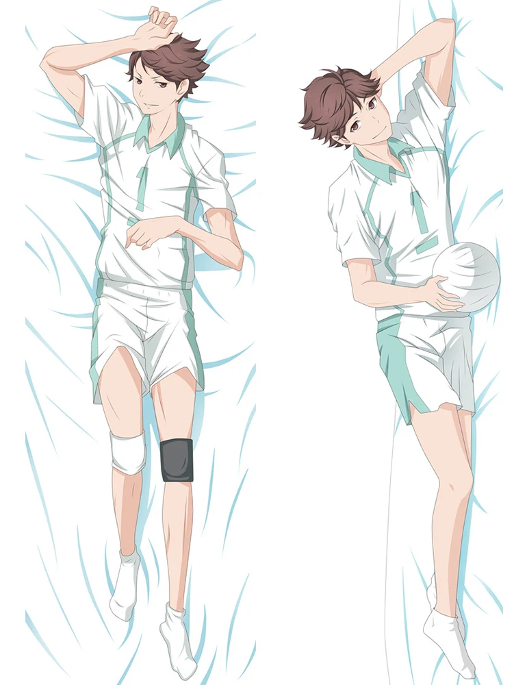 Anime Haikyu pillow Cover hinata shoyo Dakimakura case Cool Boy 3D Double sided Bedding Hugging Body