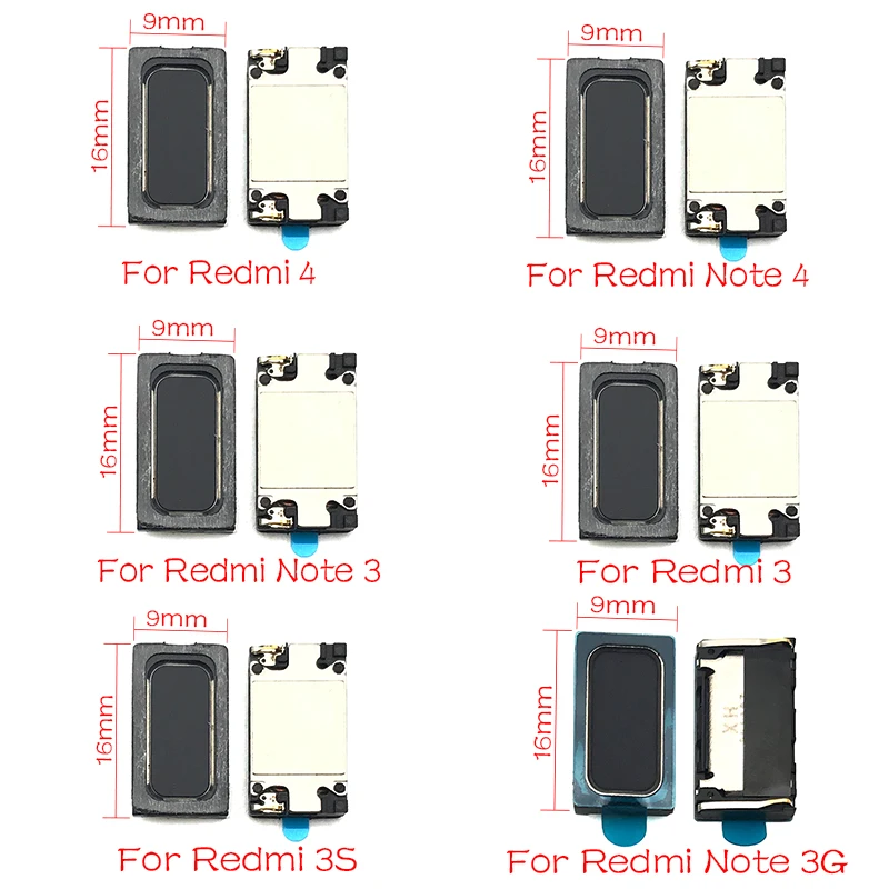 5 шт./лот Redmi Note 3g на возраст 2, 3, 4, громкий запчасти для ремонта динамика громкоговорителя для Xiaomi Redmi 5A 6A 4A 1S 3S 3S