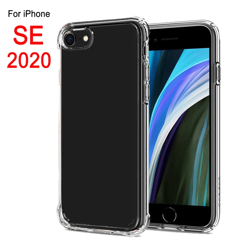 Airbag Armor Case For Iphone Se Tpu Shell For Iphone Se2 11 X Xs Pro Max Xr 8 7 6 Plus 5 Se 2 Soft Clear Cases Back Cover Phone Case Covers Aliexpress