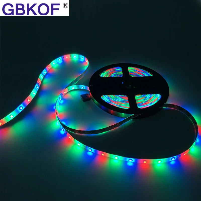 GBKOF 5 м Светодиодная лента 2835 SMD 60 светодиодов/м водонепроницаемая гибкая