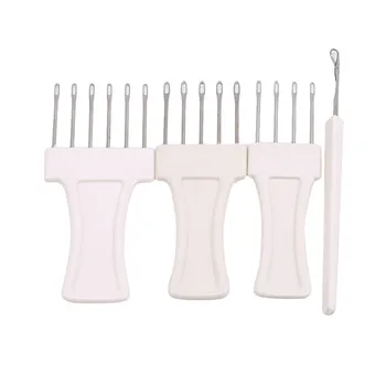 

3Pcs Transfer Tools + 1Pc Latch Tool Set Standard Gauge Needles for Brother Knitting Sewing Machine Household Knitting Accessory