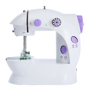 

Mini Sewing Machine with Light Portable Handheld Electric Desktop Clothes Fabrics for Beginner Household Tailor EU/US/UK/AU Plug