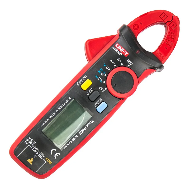 

UNI-T Auto Range True RMS Digital NCV Electrical Clamp Meter UT210D $42.64/ Set