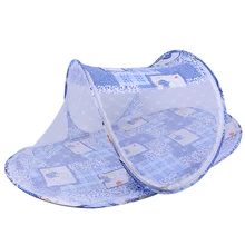 Детская кроватка, переносная складная кровать, москитная сетка, полиэстер, для новорожденных, кровать для сна, для путешествий, сетка, Игровая палатка для детей