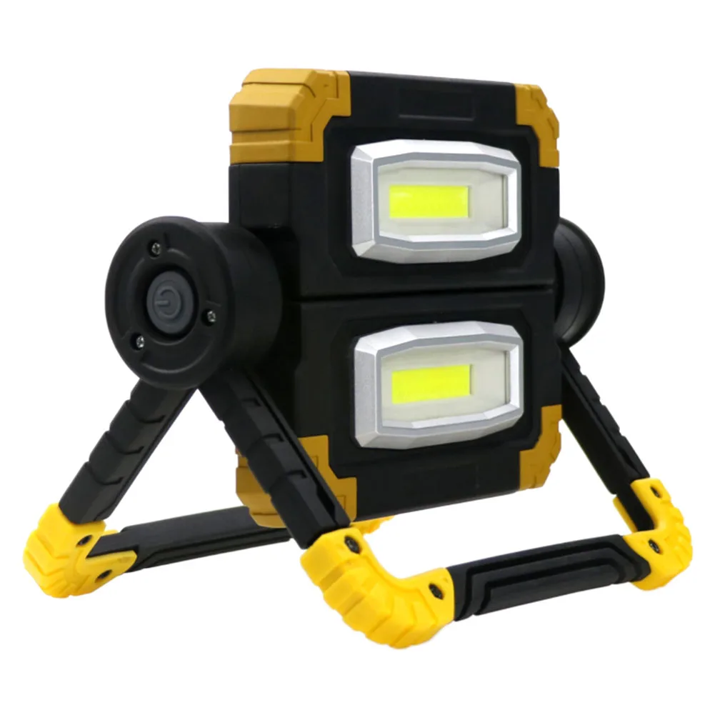 COB LED Outdoor Desktop High Bright 360 Degree Rotation Construction Site Emergency Folding Lighting Workshop Work Light
