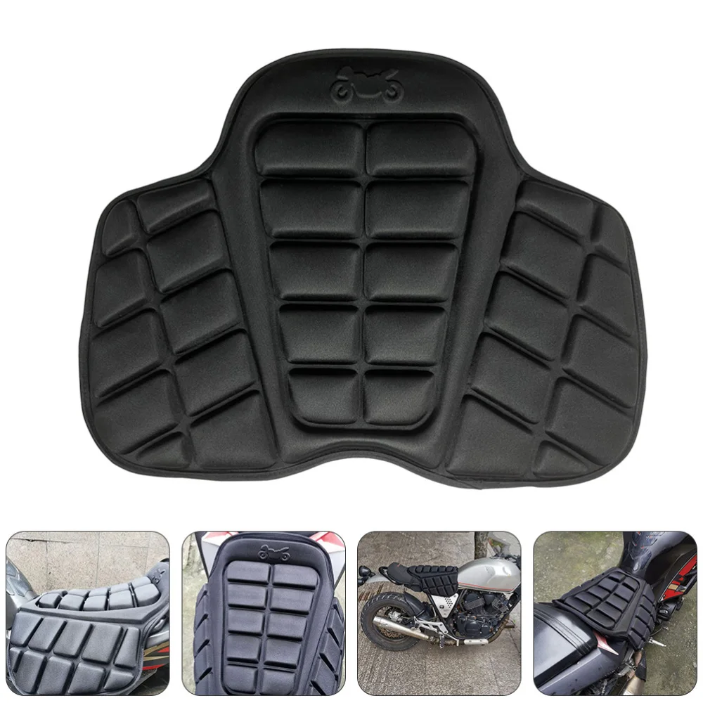 1pc Useful Motorcycle Seat Pad Anti slip Seat Cushion Inflatable