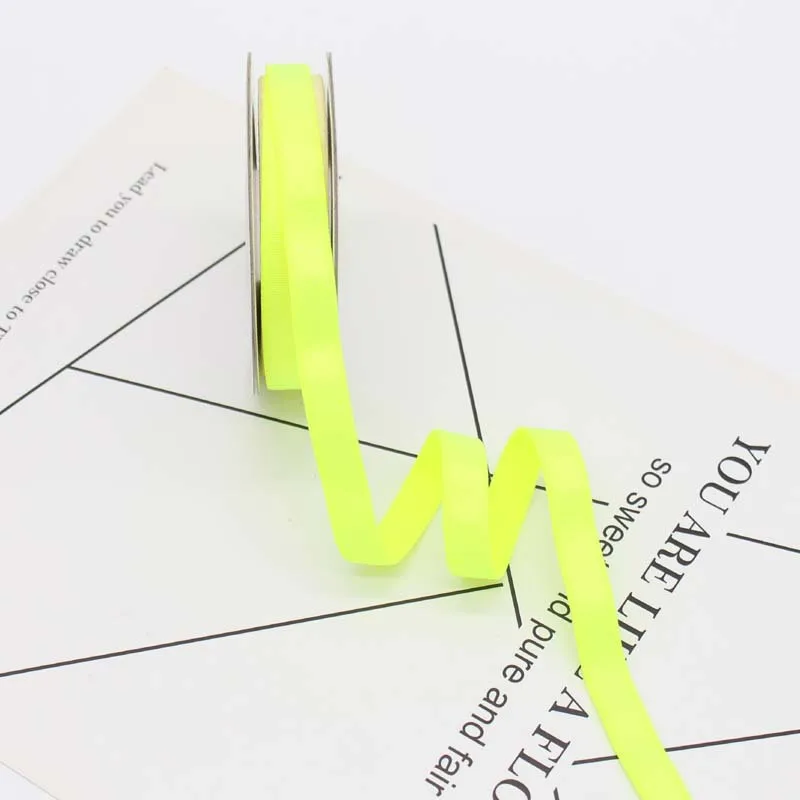 Fluorescent yellow Meetee 20 метров эластичные ленты 10 мм ширина для нижнего белья Наплечная бретелька для бюстгальтера ремни для купальников украшение для ноутбука DIY аксессуары - Цвет: Fluorescent yellow