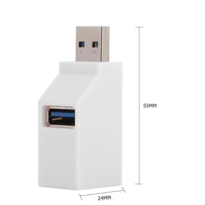 3 Порты и разъёмы usb-хаб USB 3,0 высокое Скорость PLC сплиттер адаптер для ноутбука Macbook PC