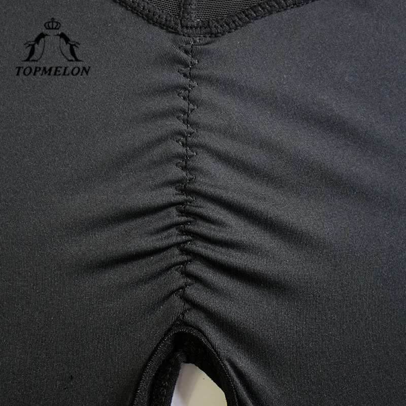 TOPMELON Body Shaper женские Связки и Корректирующее белье нижнее белье для похудения комбинезон большого размера без рукавов на молнии с открытой промежностью