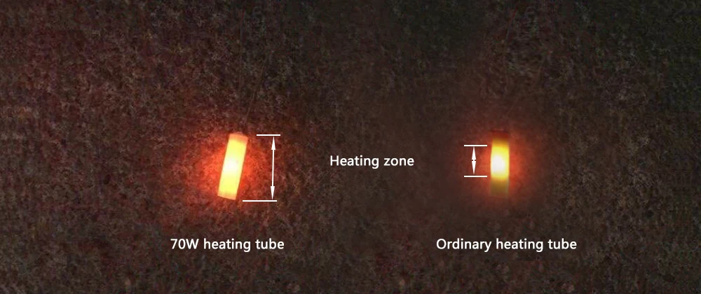 3d Printer Accessories 12V 24V 70W Heater Cartridge For Volcano E3D V6 Hotend Temperature Sens Heating Tube T-D500 Heating Pipe