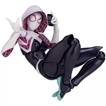 

Revoltech Action Figure Spider Gwen Anime Figure Gwen Stacy Collection Model Toy Gift 16cm PVC