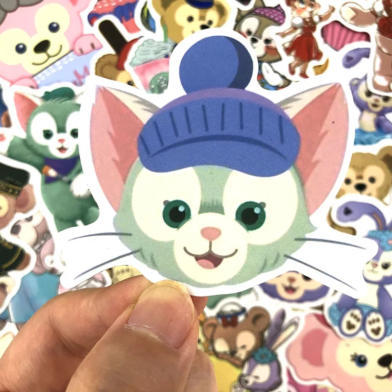 36 шт./компл. мультфильм Медведь Duffy и ShellieMay наклейки для автомобиля мотоцикл телефон скейтборды ноутбук багаж велосипед аниме-наклейки