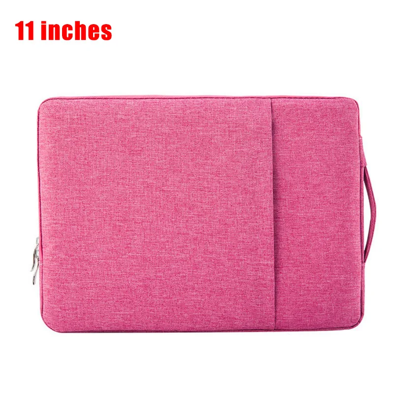 pink 11 inches Сумка для ноутбука, планшета, чехол на молнии, противоударный защитный чехол для деловых поездок FKU66 - Цвет: pink 11 inches