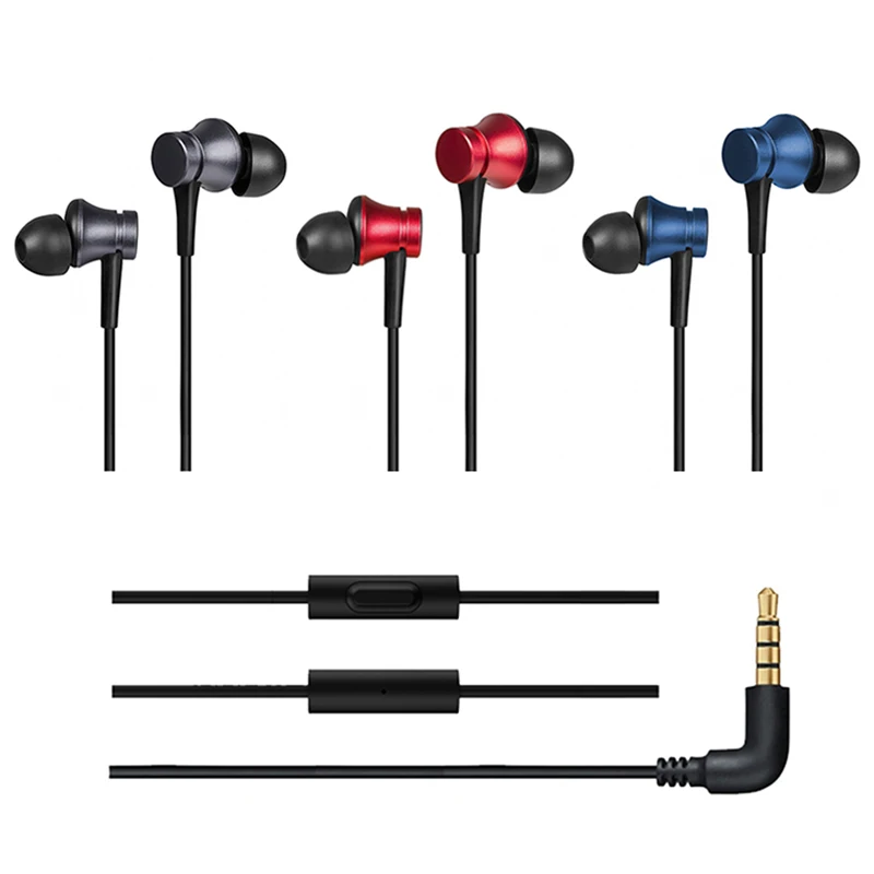 Наушники вкладыши Xiaomi Piston 3 Fresh Edition 5 мм гарнитура с микрофоном стереонаушники для