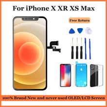 

2022 For iphone X XR XS Max LCD OLED Screen Replacement iphone 11 Pro Max Display With 3D Touch Assembly True Tone No Dead