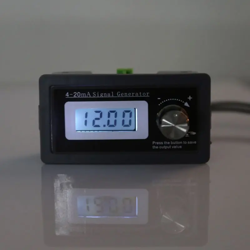 

2 Wire 4-20mA Current Signal Generator Panel-mounted Current Loop Generator Simulator Current Transducer
