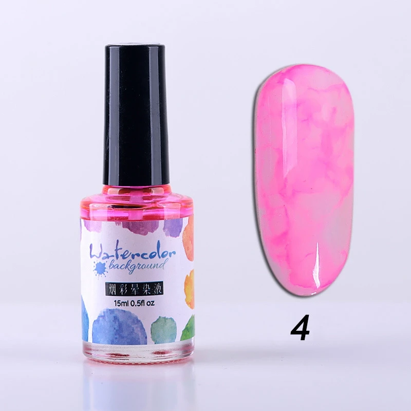 RBAN NAIL DIY акварельный лак для ногтей цветок гель Полупостоянный УФ лампа замачиваемый гель для ногтей Декор лак для нейл-арта маникюрный салон - Цвет: M35838