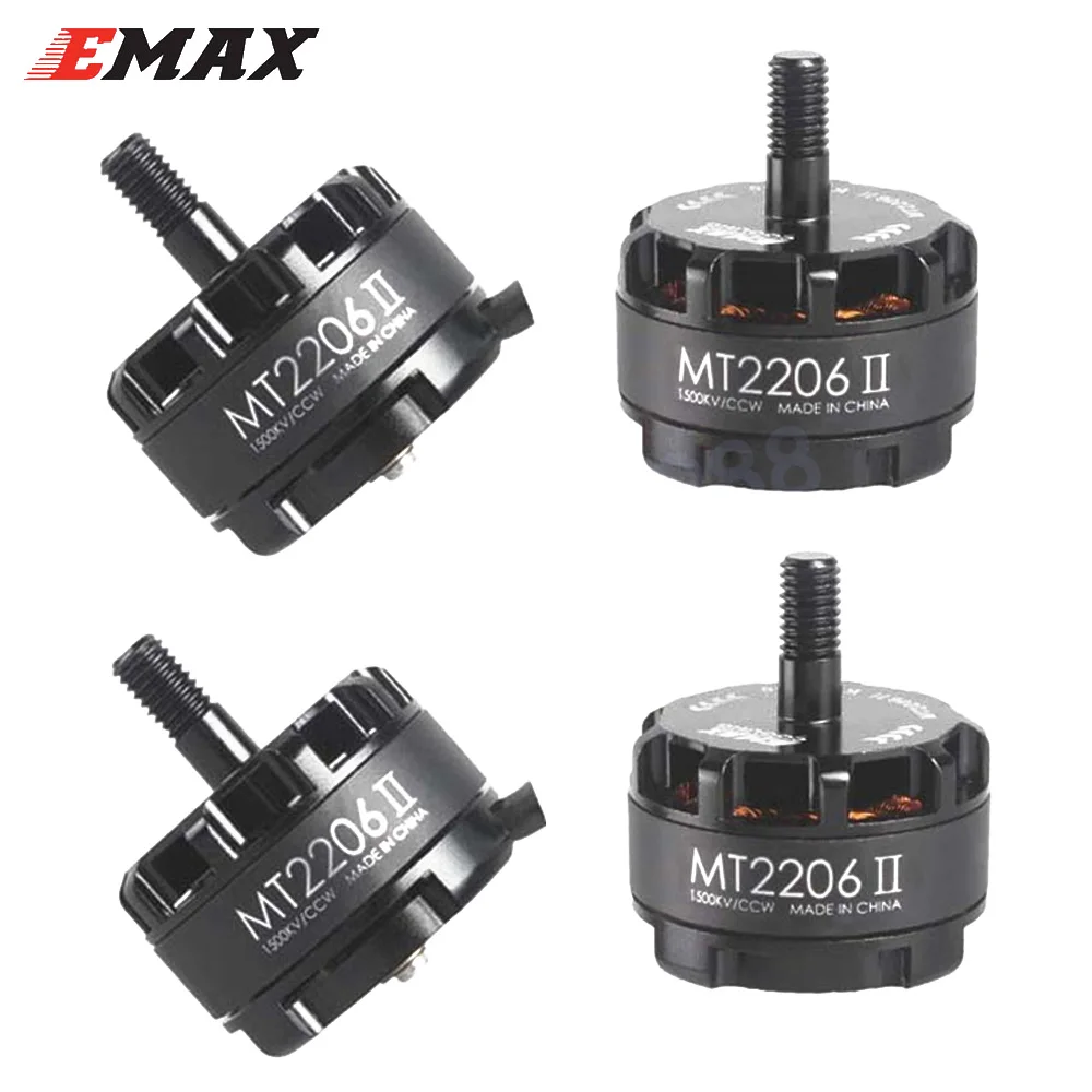 

EMAX MT2206II 1500KV/1900KV CW/CCW Brushless Motor for drone quadrocopter QAV300 FPV Racing Quadcopter(Include the retail box)