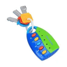 Головоломка музыкальная машина игрушка-ключ красочная вспышка музыка смарт-пульт дистанционного управления автомобиль звук мультфильм детские игрушки