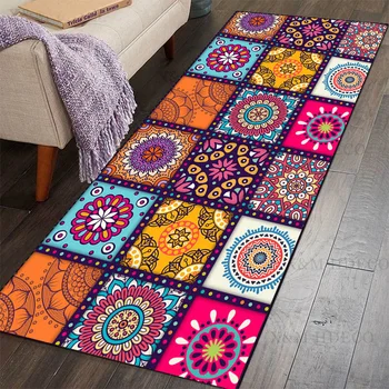 

Morocco Persian Doormat Hallway Kitchen Mats Ethnic Geometric Small Carpet Living Room Balcony Bath Mat Non Slip Entrance Rugs
